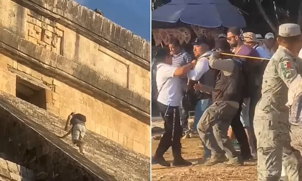 German tourist arrested for climbing Mayan Temple in Mexico