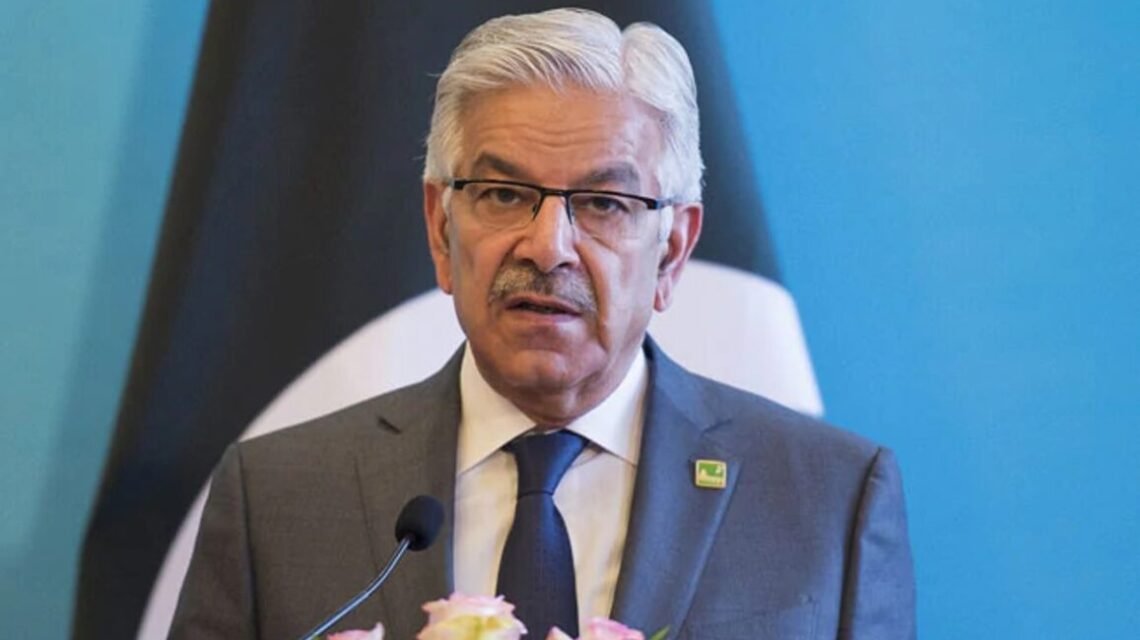 Pakistan’s Defense Minister Khawaja Asif