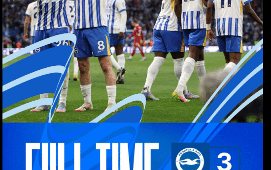 Brighton Vs Liverpool 3-2