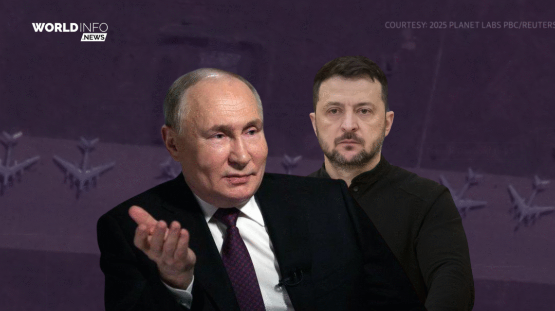 Ukrainian Drone Strike Hits Russian Air Bases