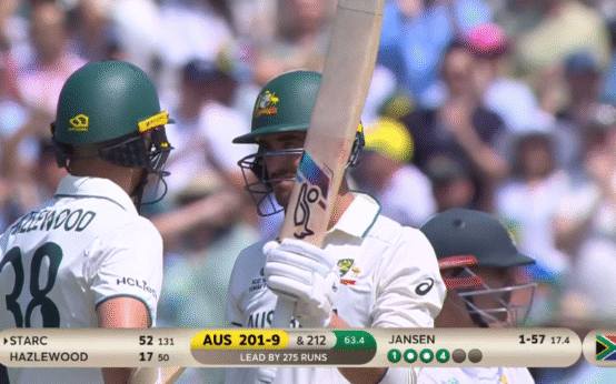 Starc and Hazlewood Set Record in ICC Final 10th-Wicket Stand