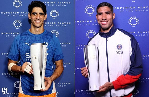 Hakimi and Bounou Named in FIFA Club World Cup Best XI