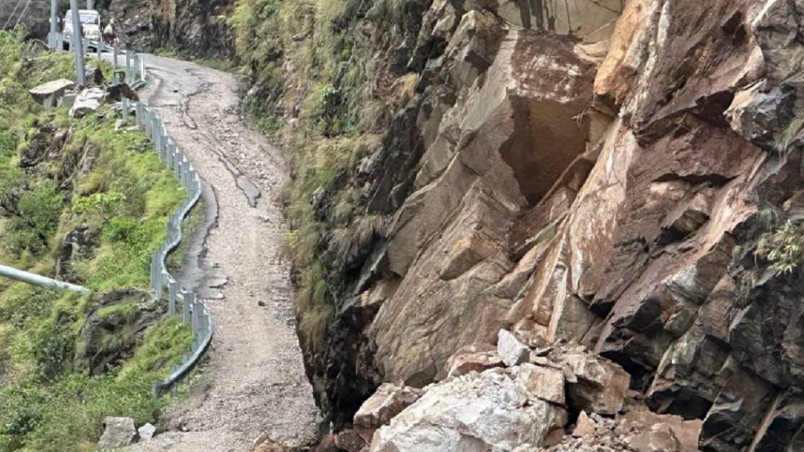 Landslides Block Kaligandaki Corridor at Two Locations in Gulmi