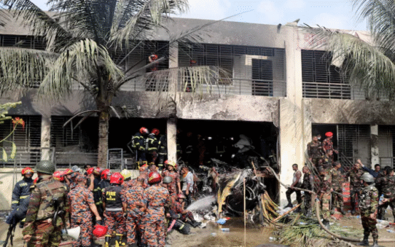Bangladesh jet crash kills 27, dozens injured in Dhaka