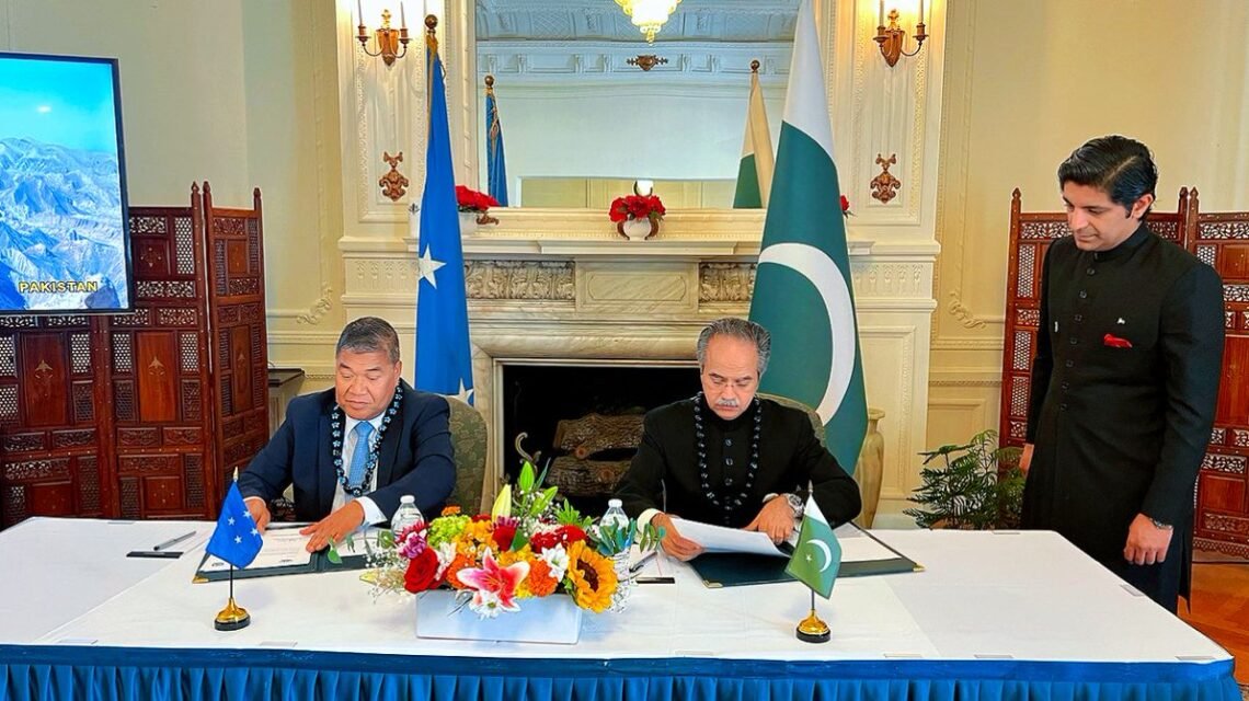 Pakistan becomes Micronesia's 100th diplomatic partner