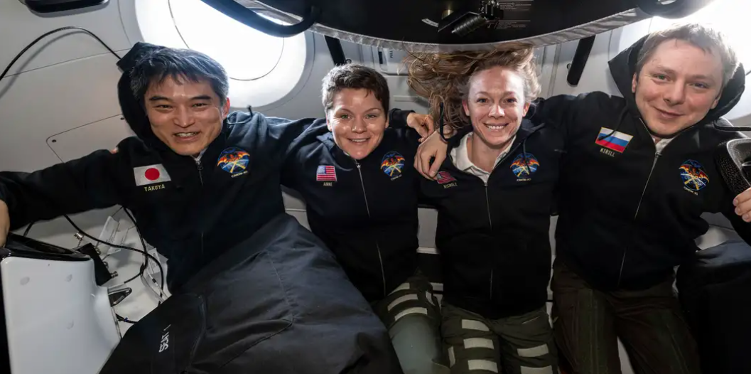 NASA astronauts return to Earth from ISS after five months