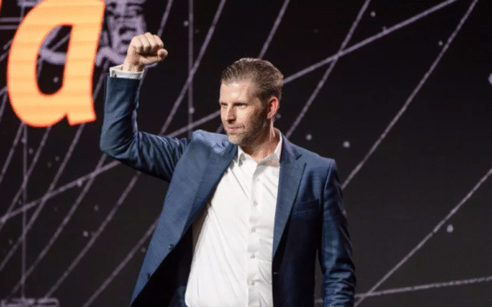 Trump son hypes bitcoin on Hong Kong leg of Asia trip