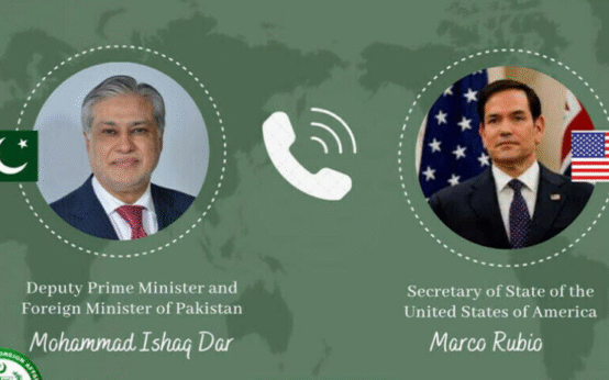 Ishaq Dar, US secretary Rubio discuss regional stability