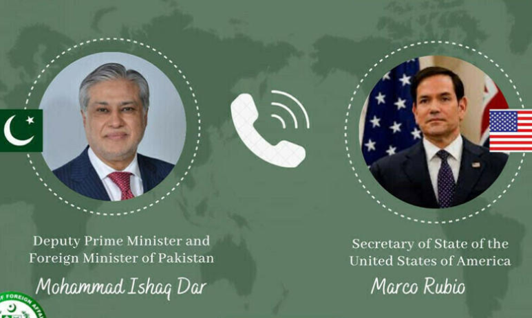 Ishaq Dar, US secretary Rubio discuss regional stability