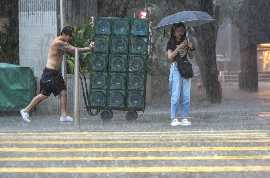 Record-Breaking Downpour Swamps the City