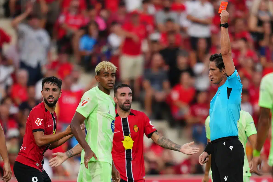 Red Cards From Mallorca Turn the Match Into a One-Sided Affair
