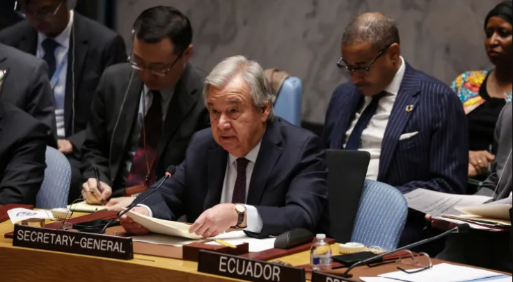 UN chief warns of Gaza City invasion leading to more civilian deaths