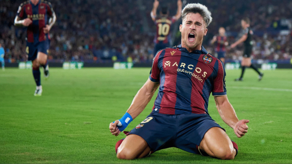 Romero and Morales Shock the Barca in First Half