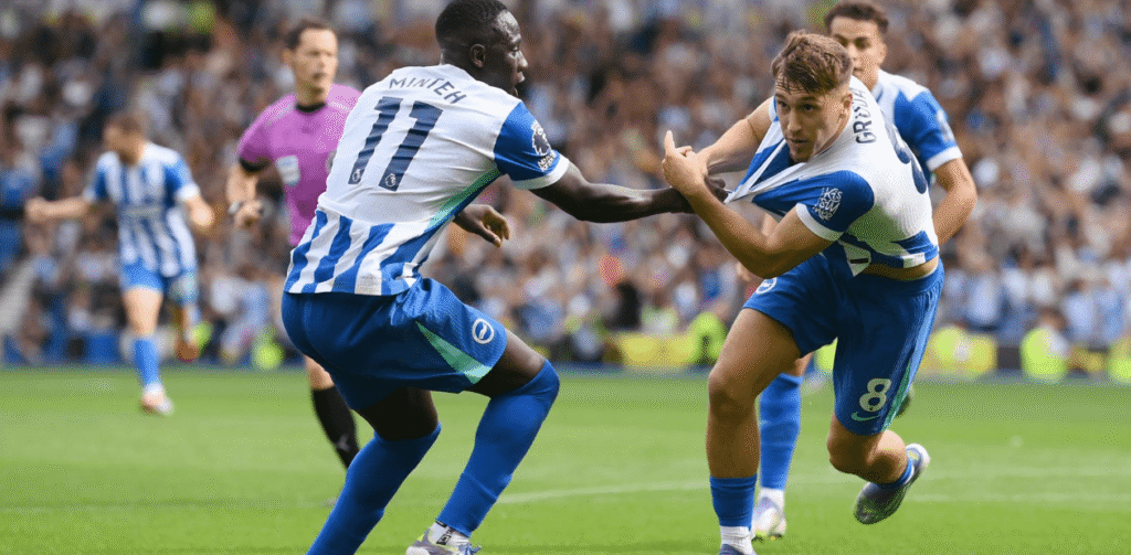 Brajan Gruda’s late strike seals the win for Brighton