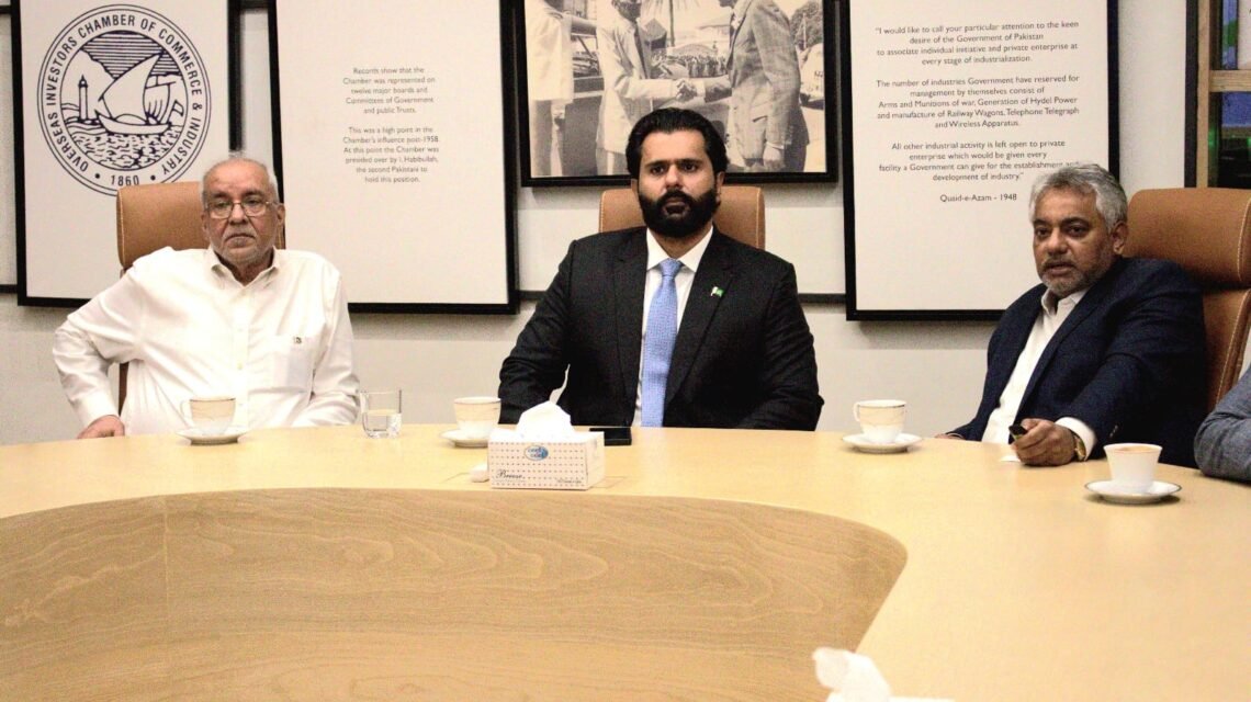 Gabol visits OICCI, outlines Sindh's strategy to foster trade
