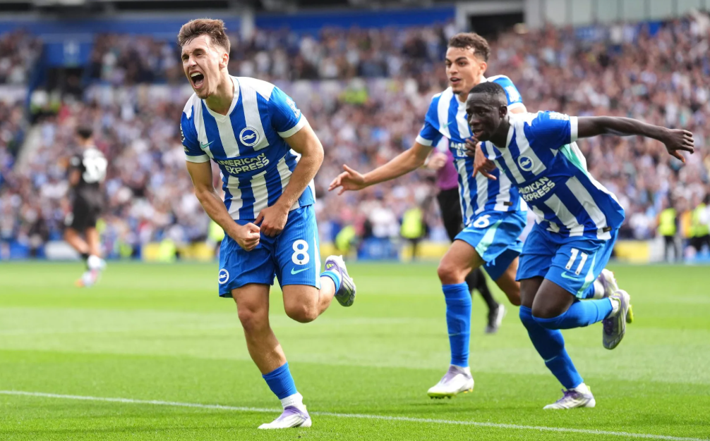 Brighton Stuns Manchester City -Late Winner in Premier League