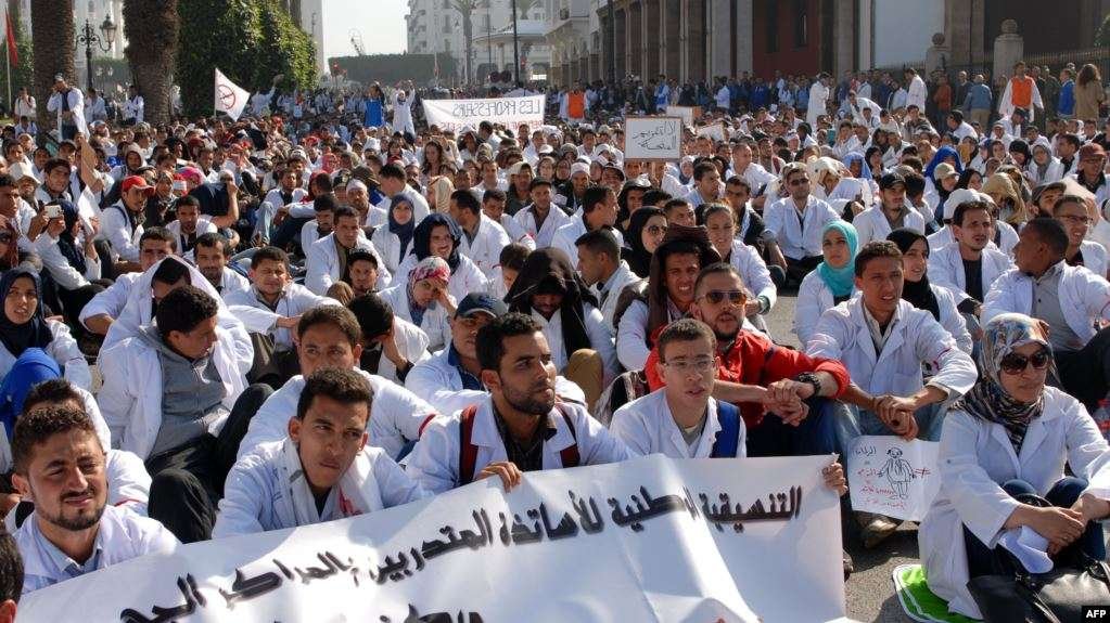 Moroccans Protest Broadly as Healthcare System Fails