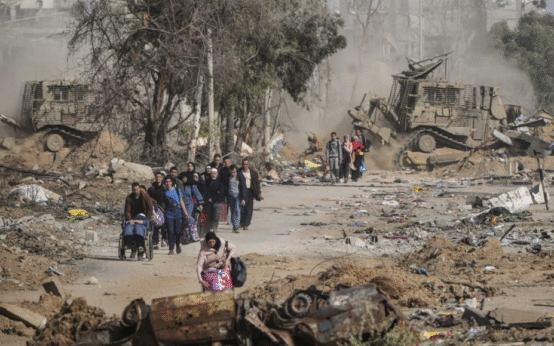 Airstrikes and Gunfire Kill at Least 57 in Gaza as Conflict Deepens