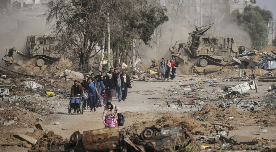 Airstrikes and Gunfire Kill at Least 57 in Gaza as Conflict Deepens