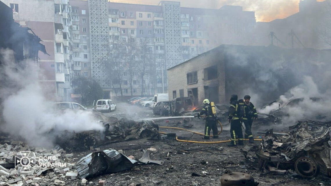 Russian Drone and Missile Barrage Kills at Least 25 in Western Ukraine