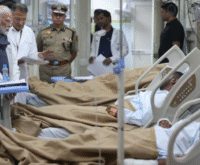 PM Modi Visits Blast Victims at LNJP Hospital