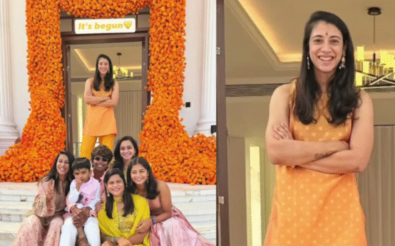 Smriti Mandhana Celebrates Joyous Haldi Ceremony with Her Cricket Teammates Haldi Haldi