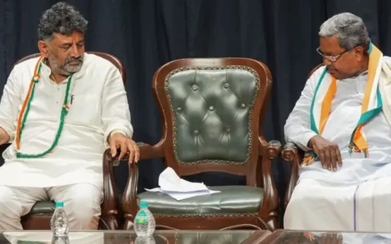 Tension Delhi continues in Karnataka Congress CM change denied as top rival heads to Delhi