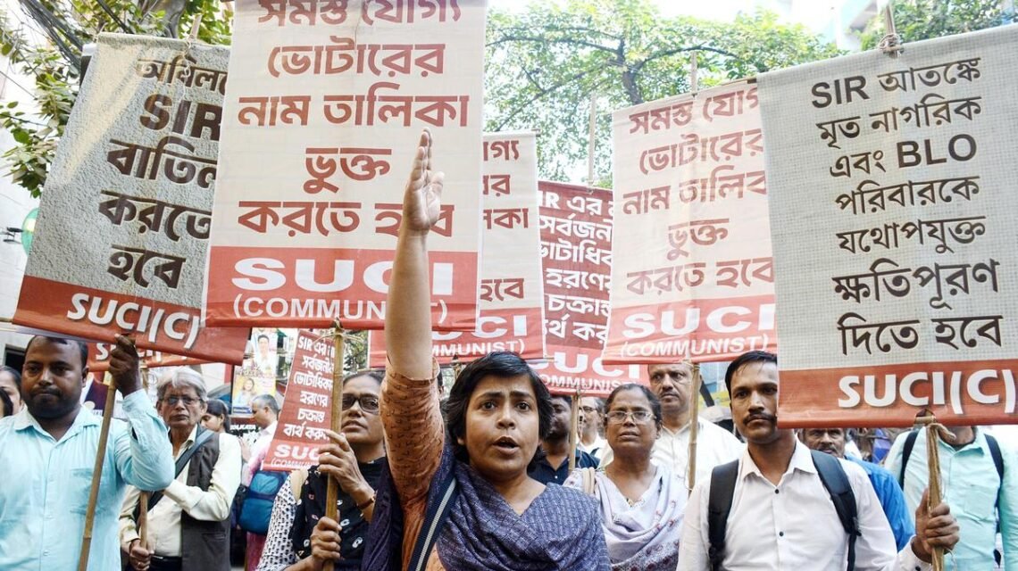 pressure UP BLO’s suicide puts spotlight on stress and pressure linked to SIR voter-roll drive