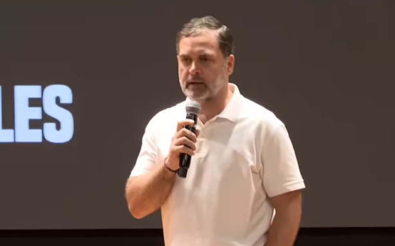 Rahul Gandhi in Berlin Alleges Poll Irregularities, Cites Duplicate Voter Entry in Haryana