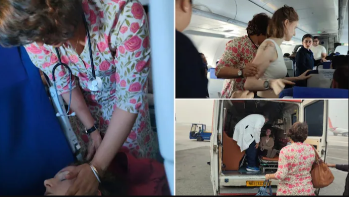 Former MLA Dr Anjali Nimbalkar Saves American Woman’s Life Mid-Air, Praised by Siddaramaiah