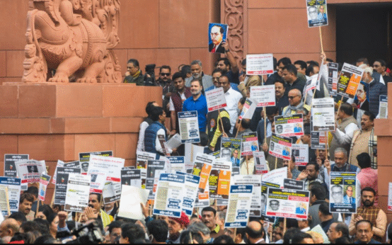 Parliament’s Winter Session descends into disorder as Opposition protests SIR Maharashtra civic polls lead to political tension