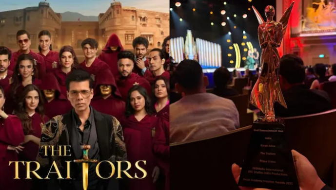 Karan Johar bags “Best Host” at Asian Academy Creative Awards for The Traitors