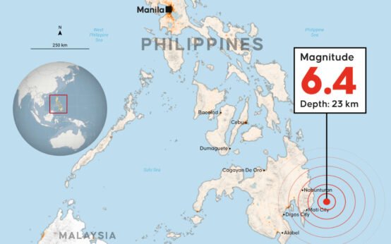 Powerful 6.4-Magnitude Earthquake Strikes Off Southern Philippines